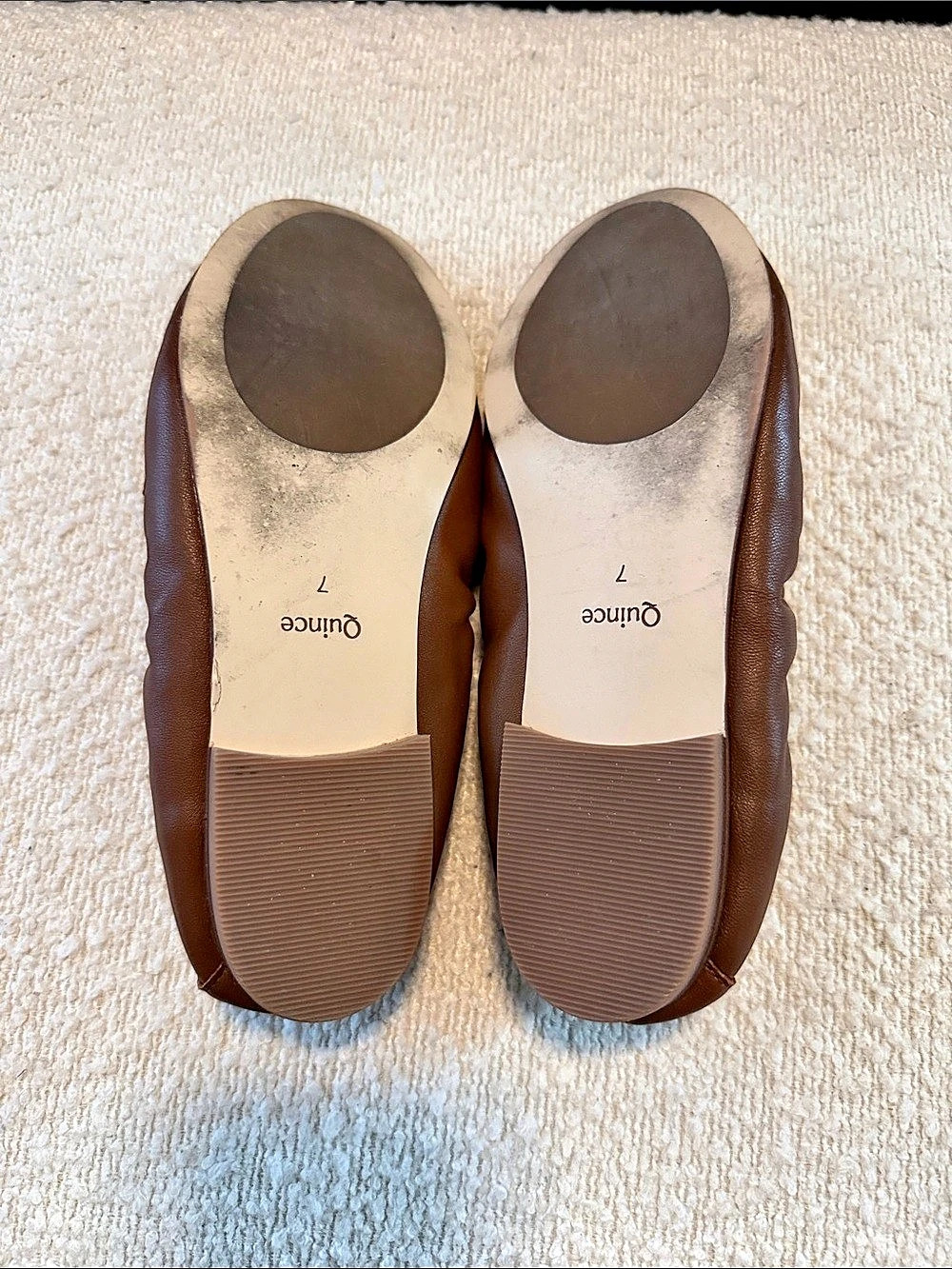 Quince Italian Leather Brown Penny Loafers Women’s 7 - Picture 5 of 5